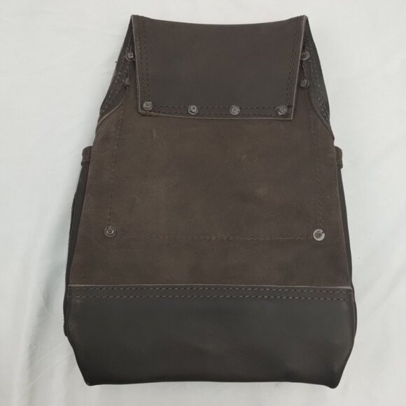 Graintex Professional Tool Nail Pocket Pouch Tanned Brown leather - Picture 3 of 6